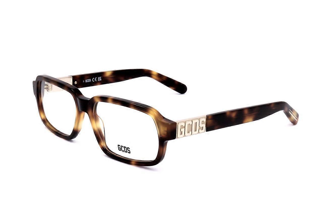 Eyewear Frames GCDS GD5019 053 BLONDE HAVANA 55/15/140 UNISEX