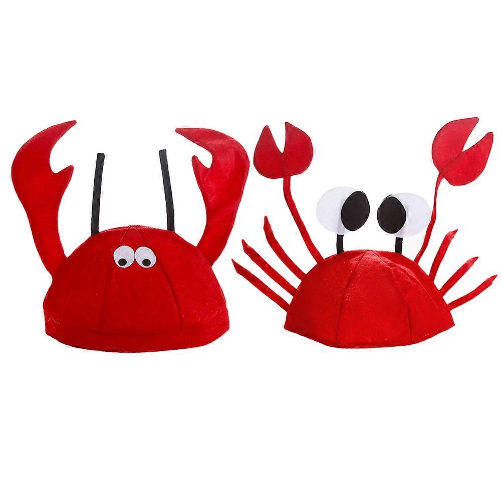 Funny Lobster Crab Animal Hat Set for Masquerade Festivals, Role Play & Party Costume Accessories – Comfortable Headwear