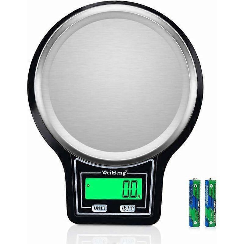 Kitchen Scale 5Kg/0.1g , High Precision Scale, Stainless Steel Platform with Multi-function for Weighing, LCD Display
