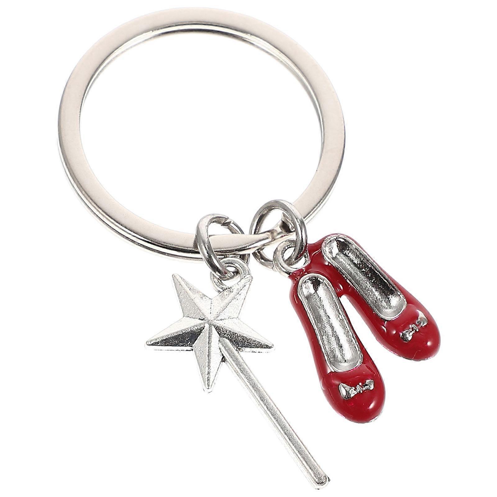 Fairy Wand Keychain for Bags and Backpacks with Multi Color Alloy Material