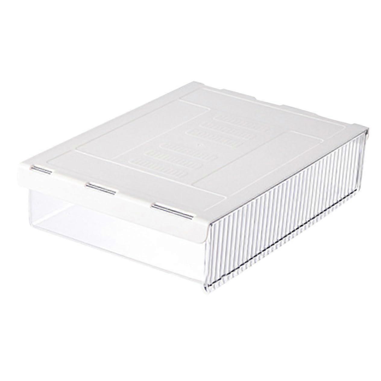 Desk Organiser - Transparent Storage Box for Office Supplies, Compact Plastic Container for Small Items, Practical Office Solution