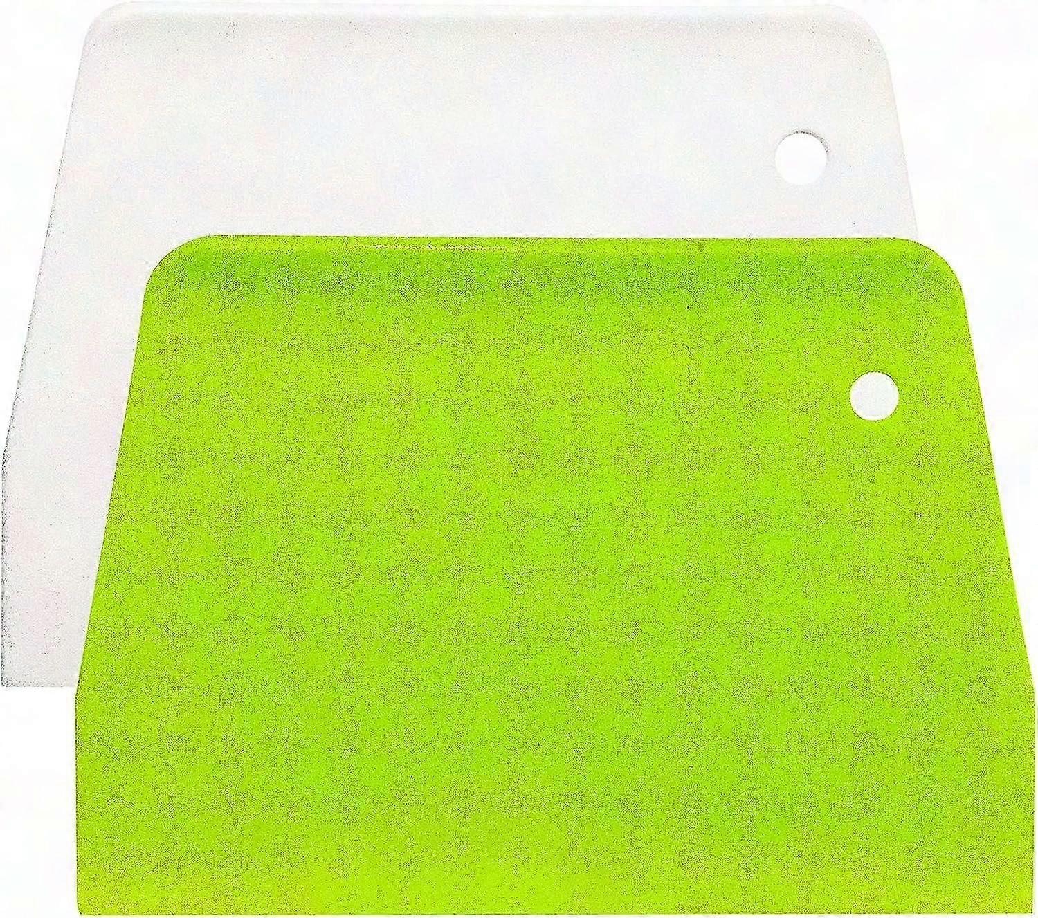 Bowl Scraper Dough Cutter - Food Safe Plastic Baking Scraper for Kneading & Mixing