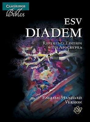 ESV Diadem Reference Edition with Apocrypha Black Calf Split Leather Red-letter Text ES544:XRA