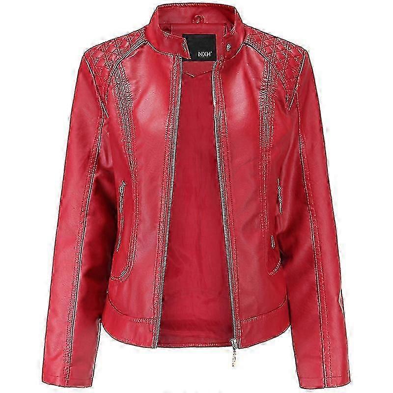 Women Biker Jacket Coat
