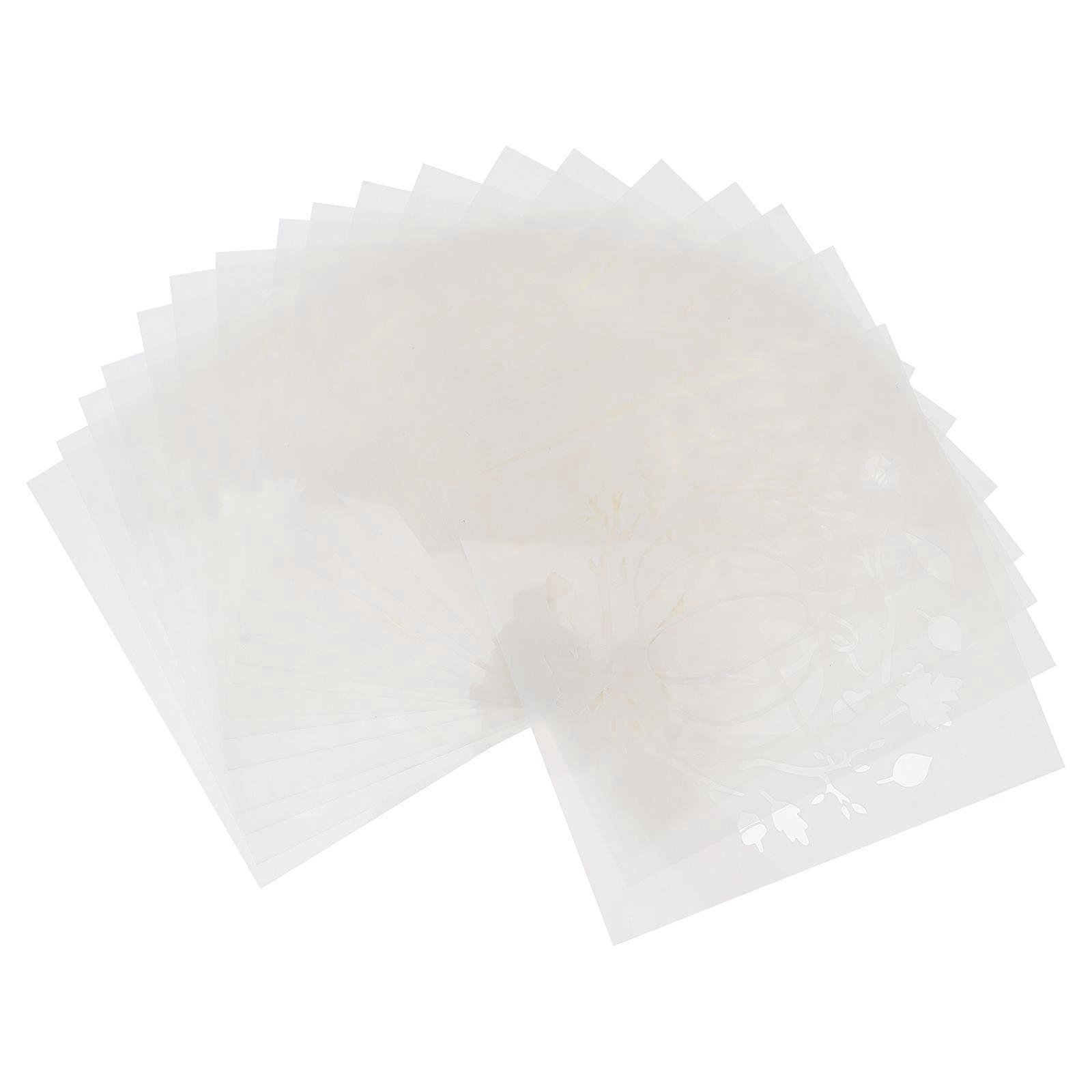 18pcs Reusable Graffiti Stencils Art Templates for Safe Painting on Fabrics Walls and More