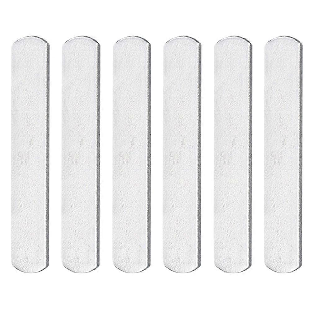 Steel Weighted Plates for Strength Training with Durable Construction 6 Pieces Silver