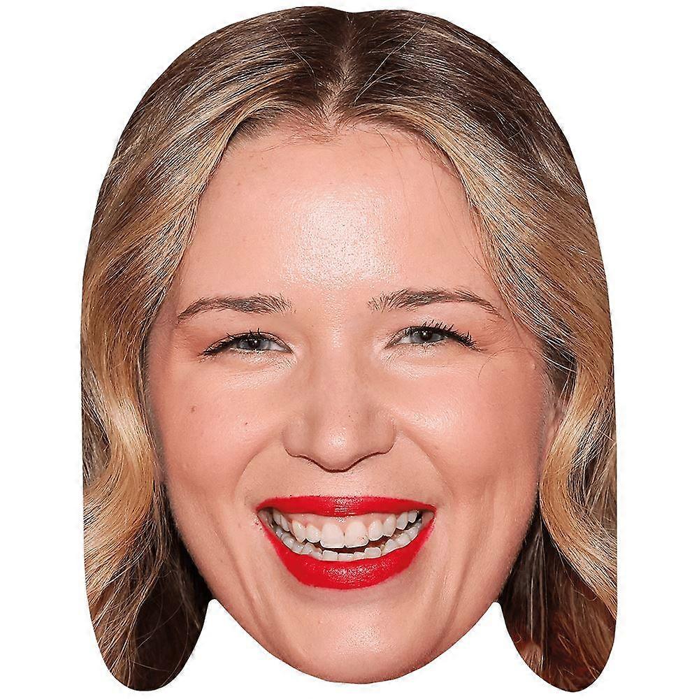 Leah Knauer (Smile) Celebrity Mask, Flat Card Face