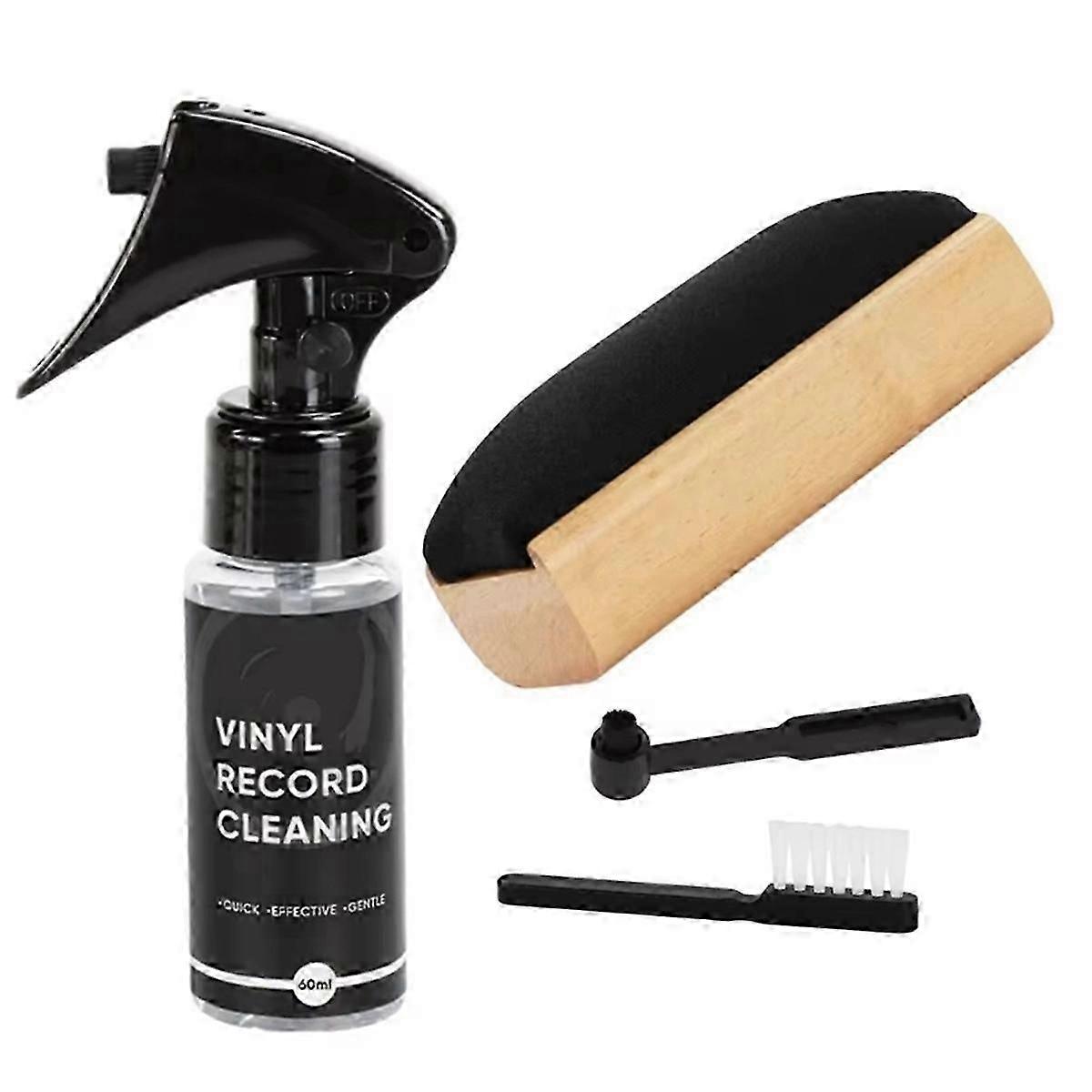 Vinyl Record Cleaning Brush Sponge for CD Dust Removal Noise Reduction