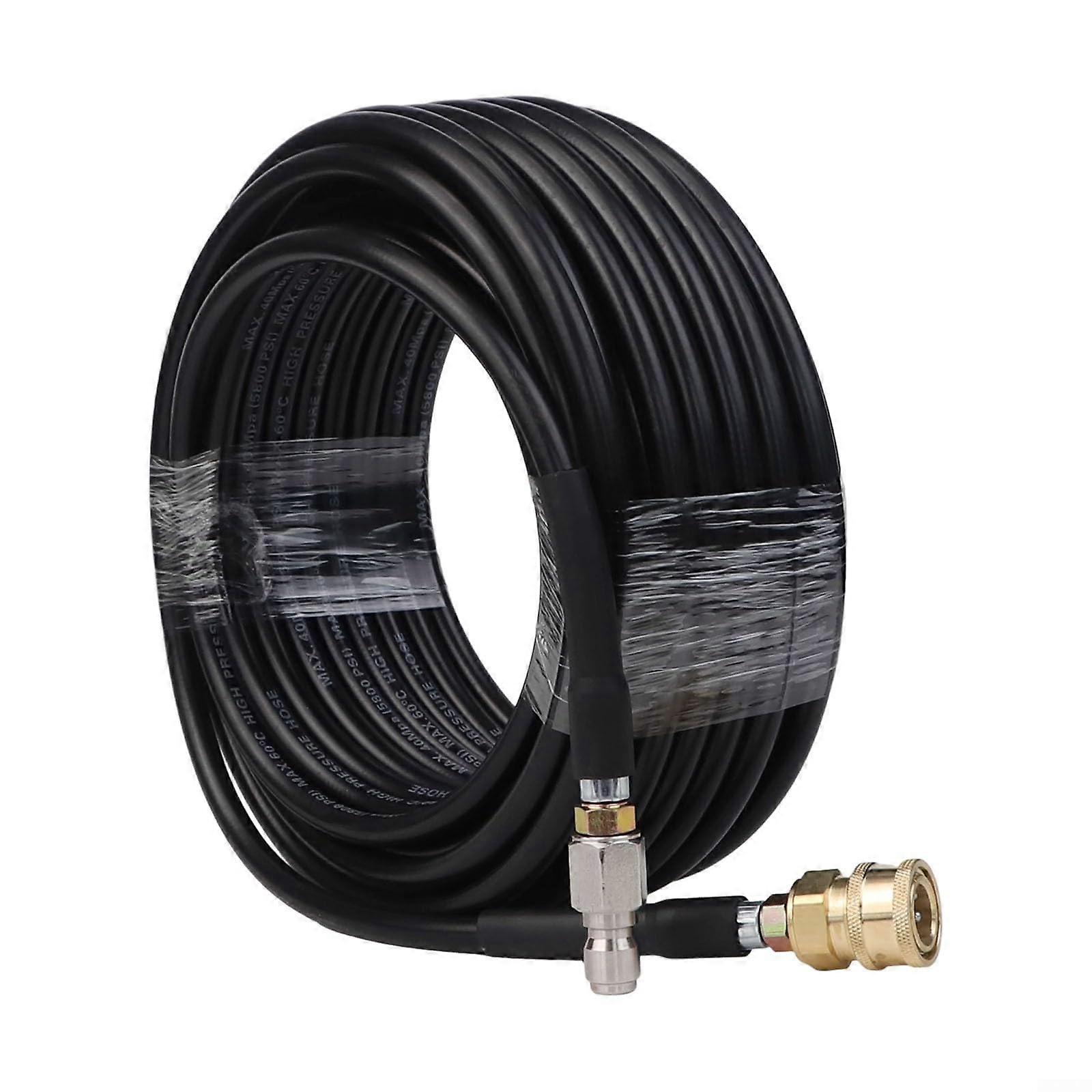 High-Pressure Washer Hose With Advanced Swivel Connection Technology, 15 m Length, 20 m Extended Length
