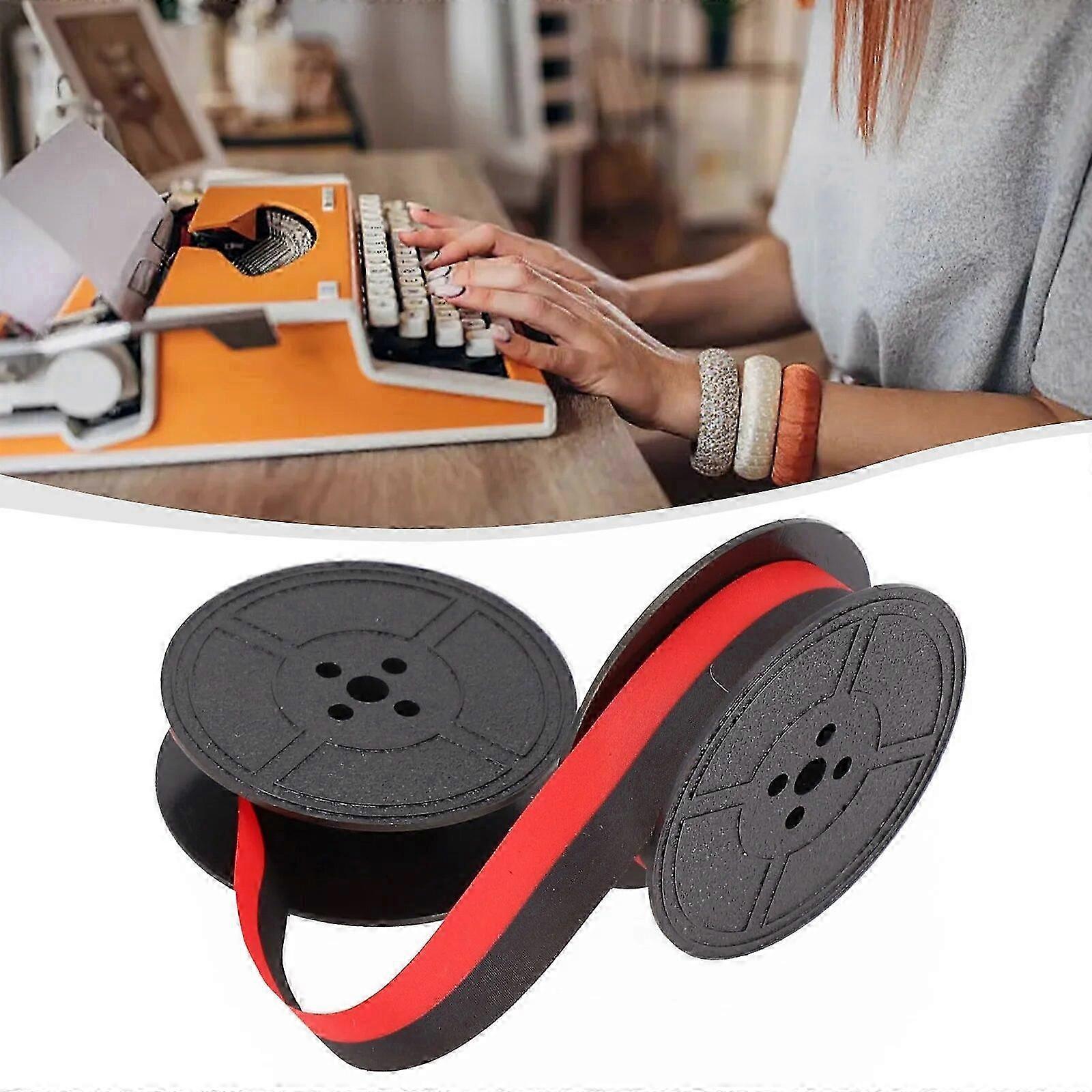 1 Set Nylon Typewriter Ink Ribbon Versatile Portable Typewriter Ribbons Wear-resistant & Anti-deformation Calculator Ribbon SZRH A-V