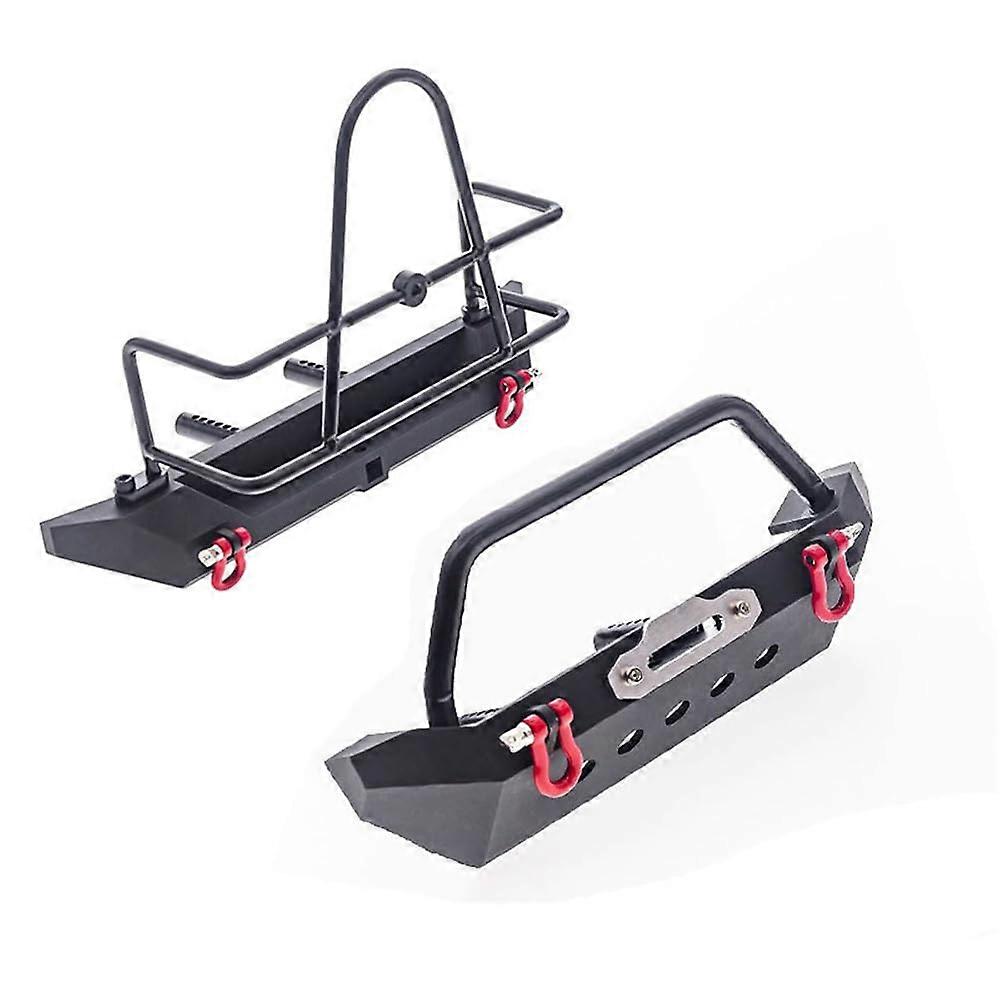 Metal Front and Rear Bumper Mount Combo RC Parts for Axial SCX10 90046 90047 D90 D110 Traxxas TRX4 1/10 RC Crawler Car