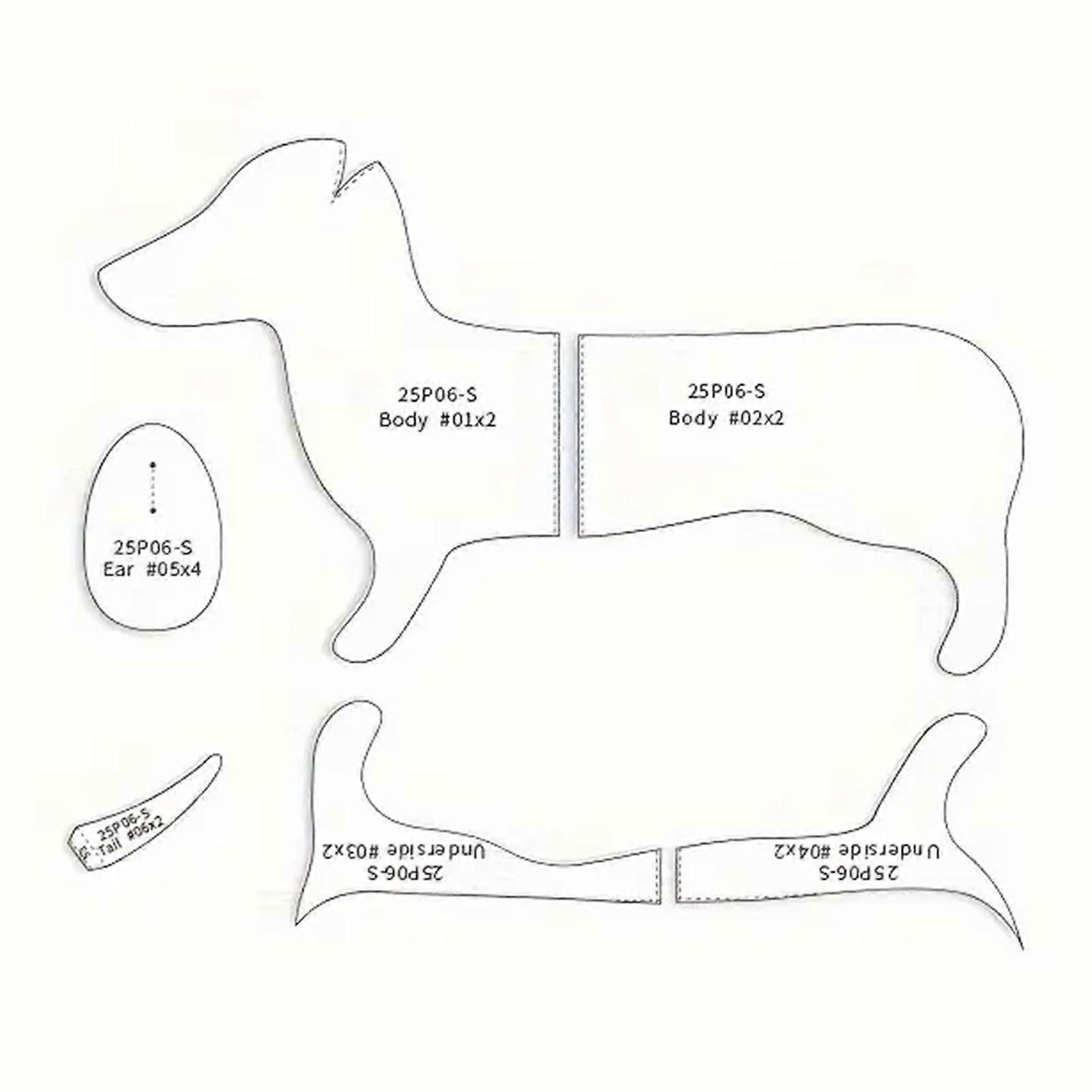 Stuffed Animal Pattern Ruler Kit Beginner Stuffed Animal Making Supplies for DIY Plush Doll