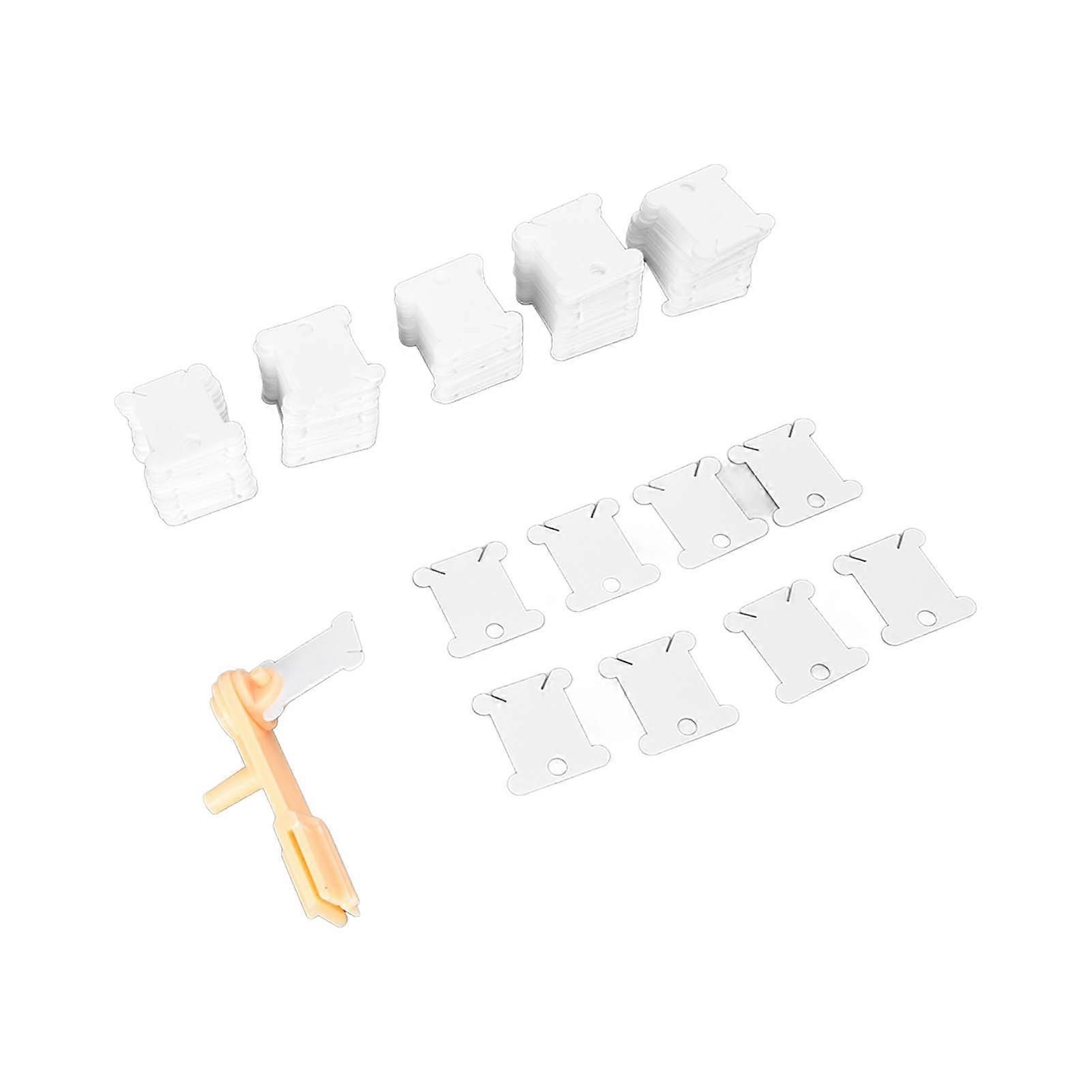 360Pcs Plastic Floss Bobbin Sorting Storage Function Anti Rust Practical DIY Sewing Thread Storage for Sewing