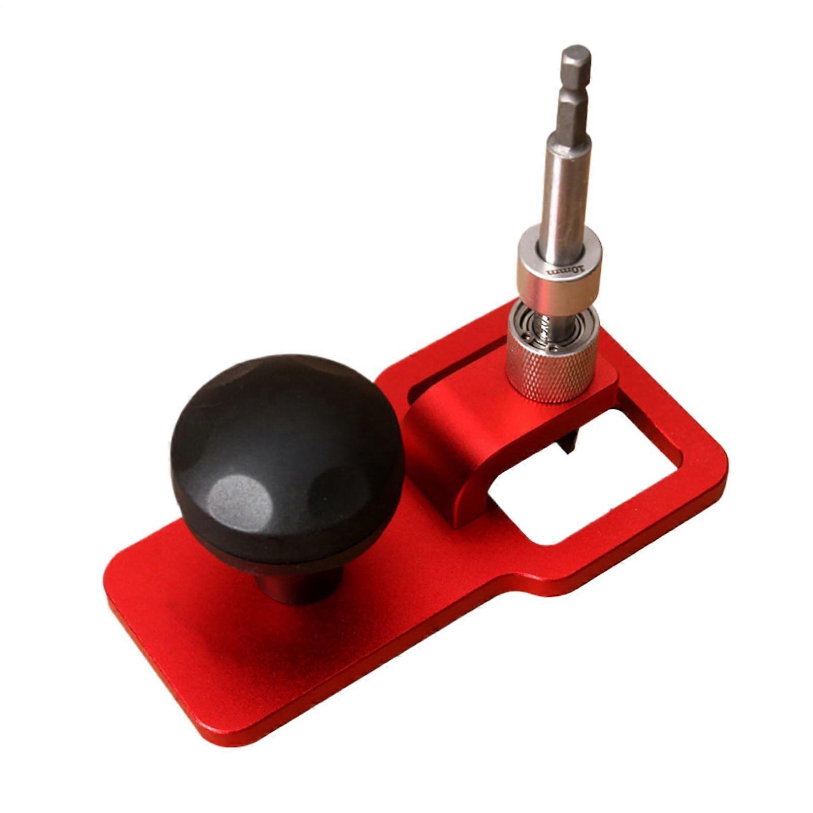 Straight drilling guide rail Portable guide for positioning straight holes, compatible with power tools, woodworking accessory