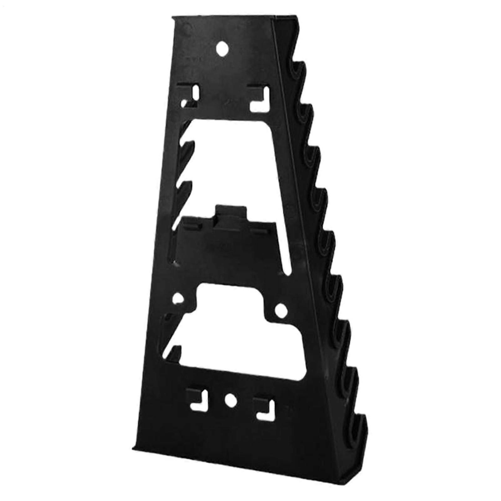 Wallmounted key storage, key holder for pegboards robust wallmounted tool stand, organizational system for screwdrivers, workshop, garage, black.