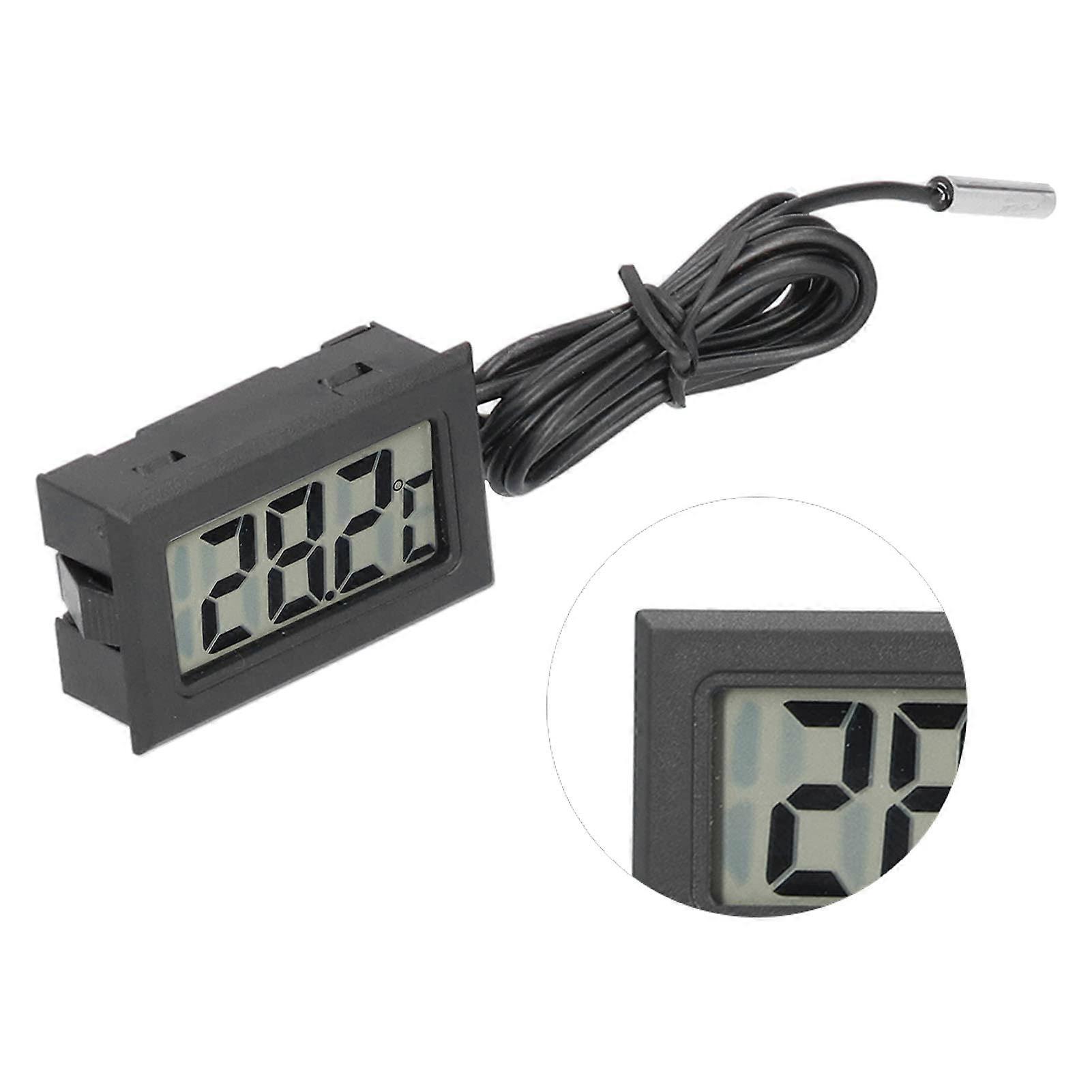 Embedded Electronic Thermometer Mini Digital Waterproof Temperature Measuring Device for Outdoor Use