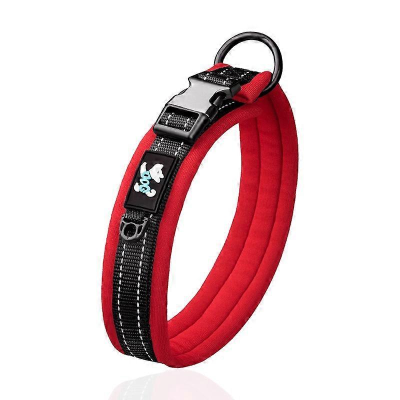 1PC Reflective Dog Collar,Adjustable Soft Nylon Pet Collars