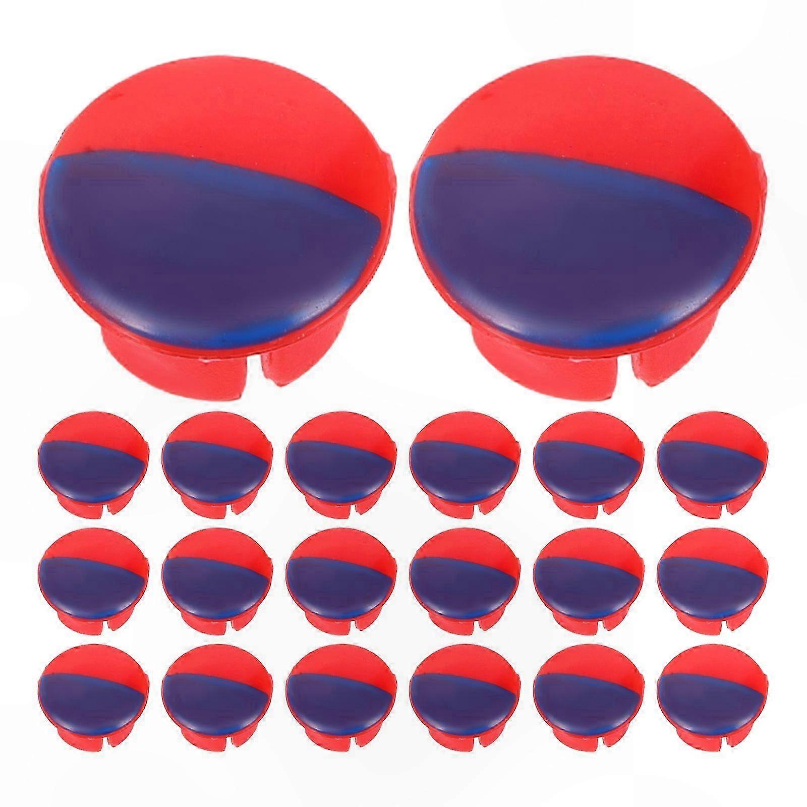 20pcs Faucet Temperature Buttons for Easy Hot and Cold Water Identification