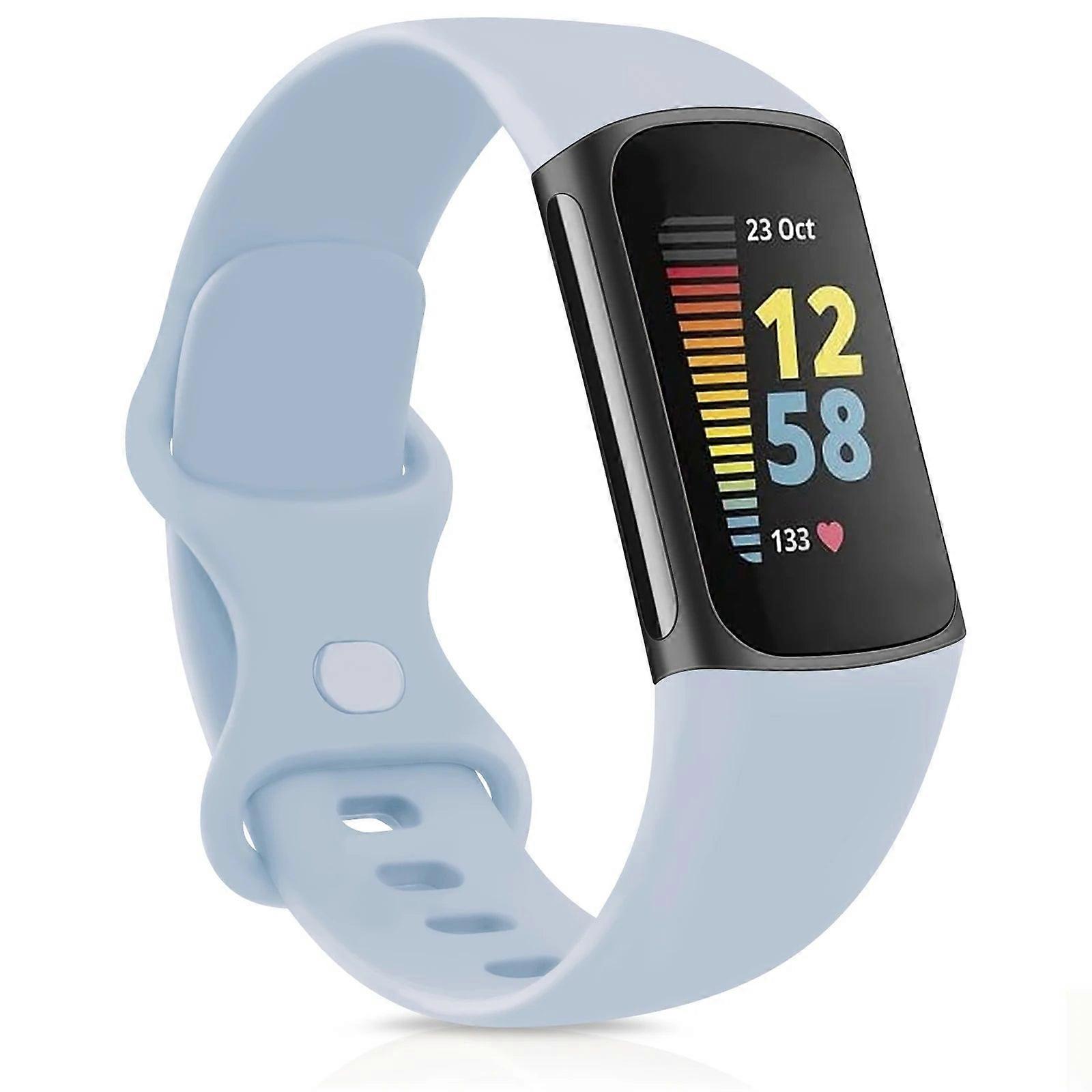 Silicone Sport Strap For The Fitbit Charge 5 Series (25 Colours Available)