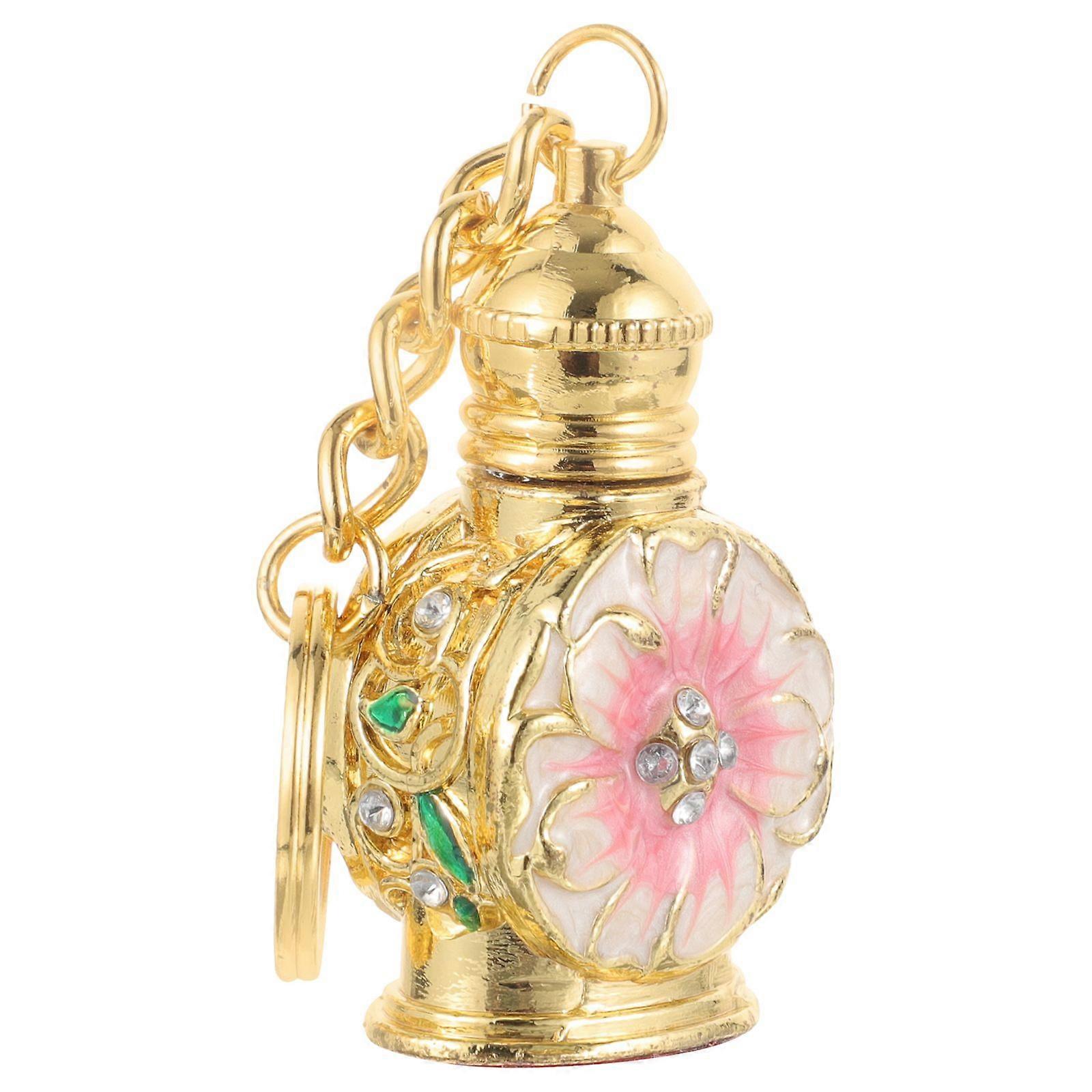 Antique Perfume Bottle Retro Flat Bottom Bottle Refillable Fragrance Container Perfume Sample Bottle