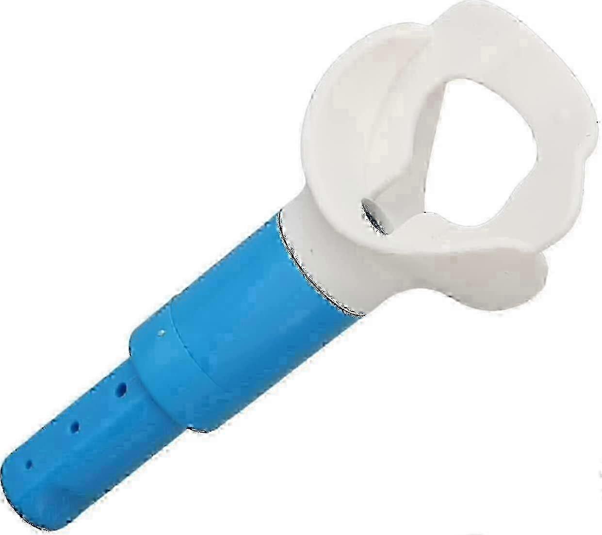 Lightweight Adjustable Breathing Exerciser for Home Use, Swimming Training & Fitness (Blue)