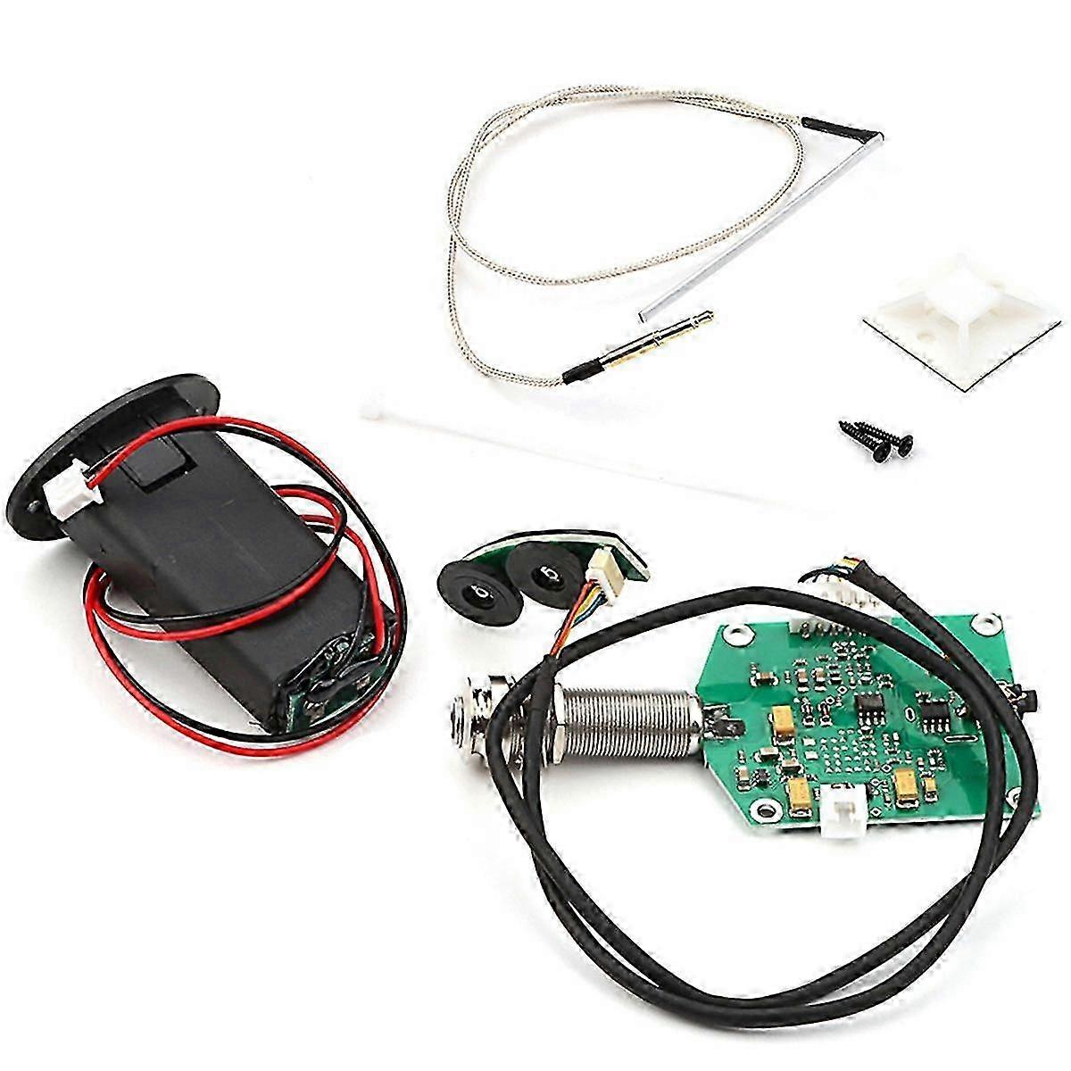 Guitar Equalizer Guitar Pickup Guitar Piezo Pickup Onboard Preamp System for Acoustic Guitar