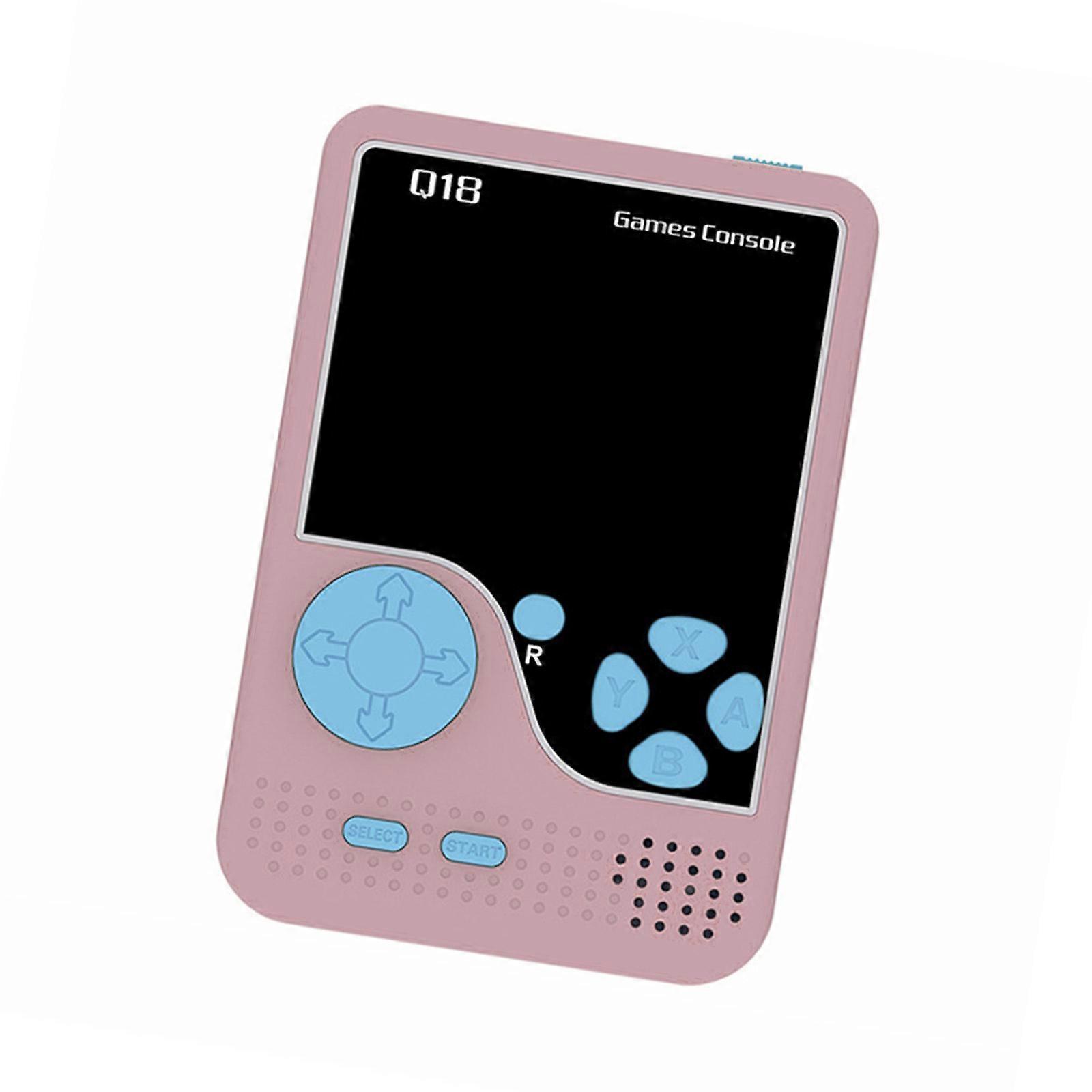 Game Console Thin Video Console Built in 500 Game Portable Gaming System Support AV Output Gift for Teens Kids peach