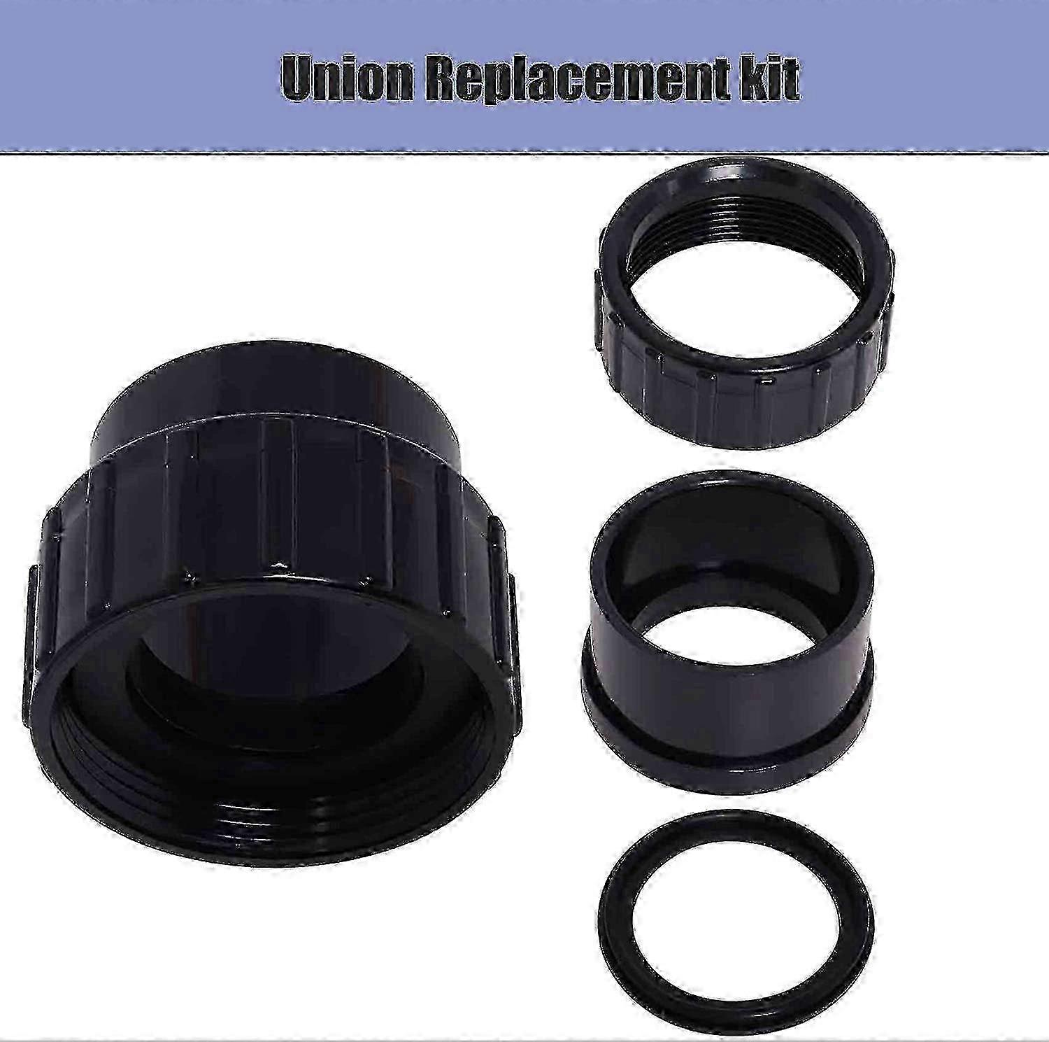 Hayward Pool Pump Union Replacement Kit - Compatible with Hayward II Pool Pump Connector