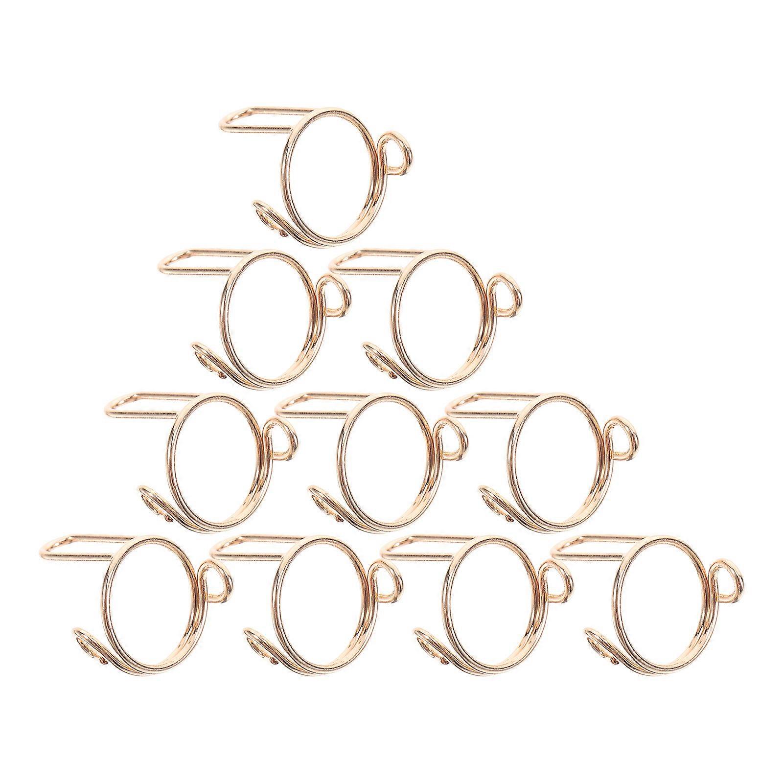 10Pcs Adjustable Nail Rings for Women with Detachable Reusable Function