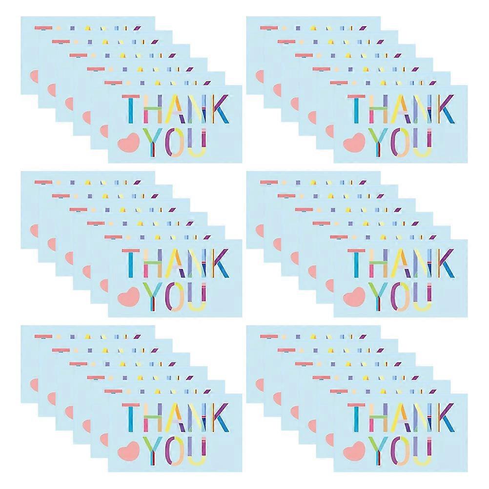 Colorful Thank You Cards for Business and Personal Use Made from Paper with Smooth Edges 300pcs Multi