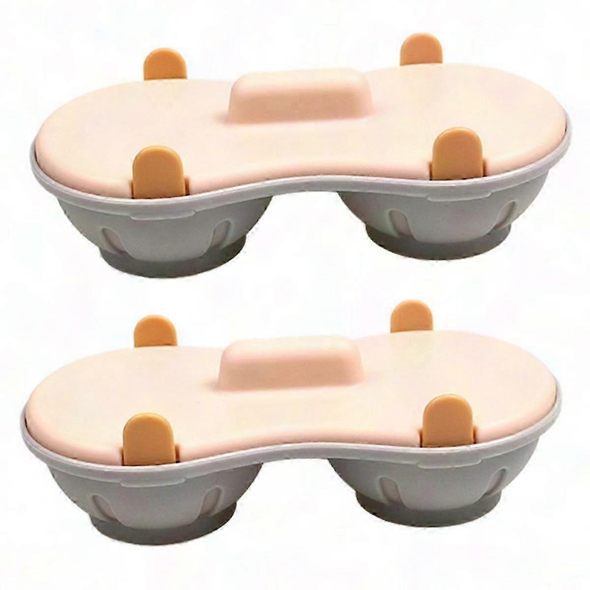Microwave Egg Steamer Container for Perfect Steamed Eggs - BPA Free Egg Box for Microwave Cooking