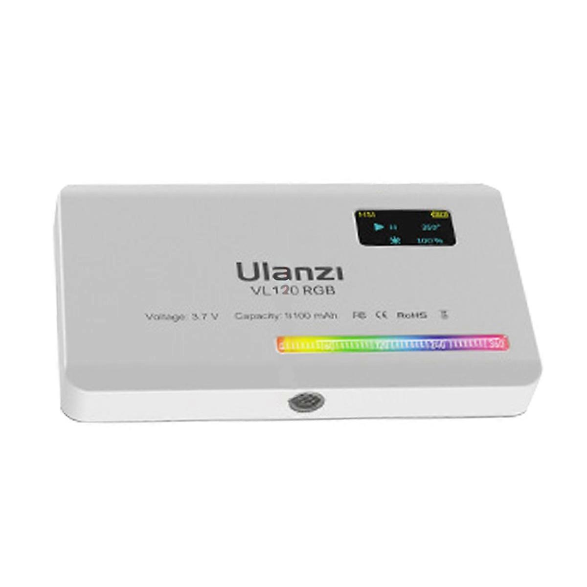 VL120 Full Color RGB Video Light 2500K-9000K 95+ Camera Fill Light Full Color Photography Panel Lighting B