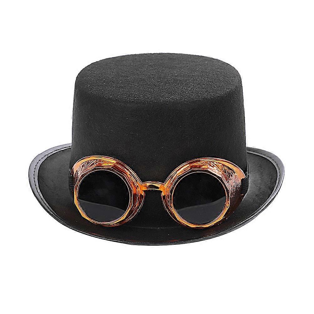 Funny Punk Jazz Hat with Glasses for Decoration