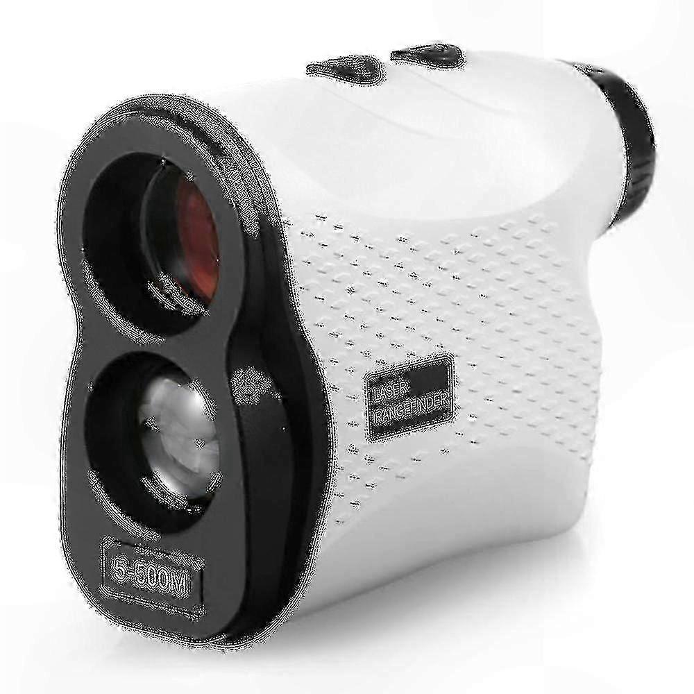 500m Laser Range Finder with Speed Meter Monocular for Golf, Hunting, and Outdoor Use (White)