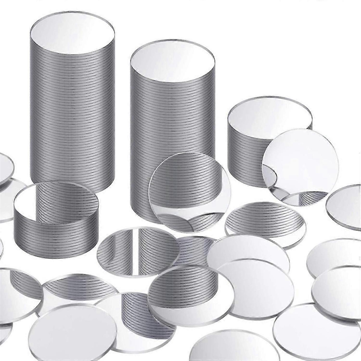 Mini Size Acrylic Round Mirror (100PCS, 1 Inch)