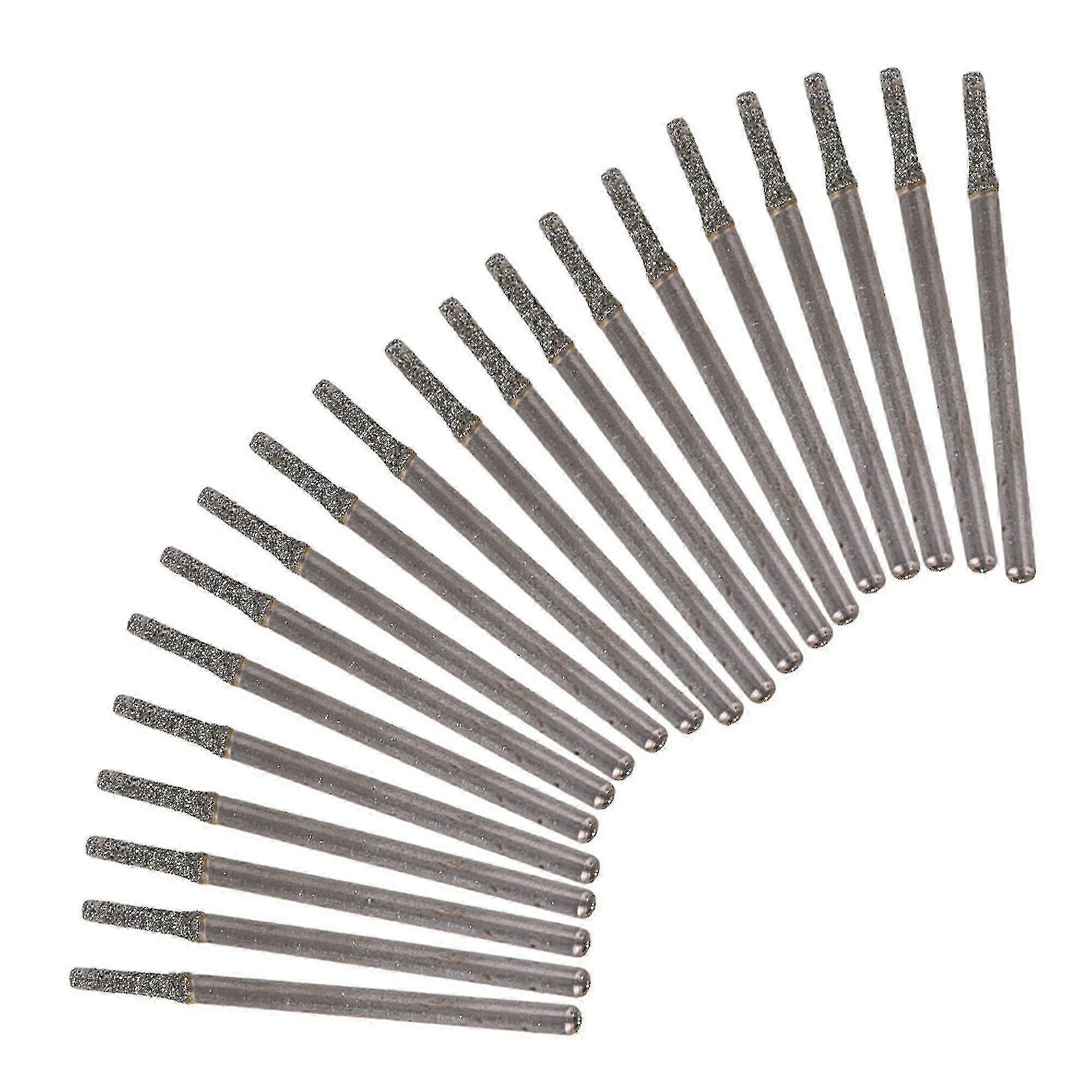 20 kpl:n 2 mm:n timanttiporanterät korujen askarteluun ja jalokivien poraamiseen