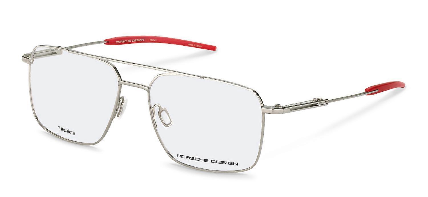Eyewear Frames Porsche Design P8780 D000 silver/red 57/16/145 MAN