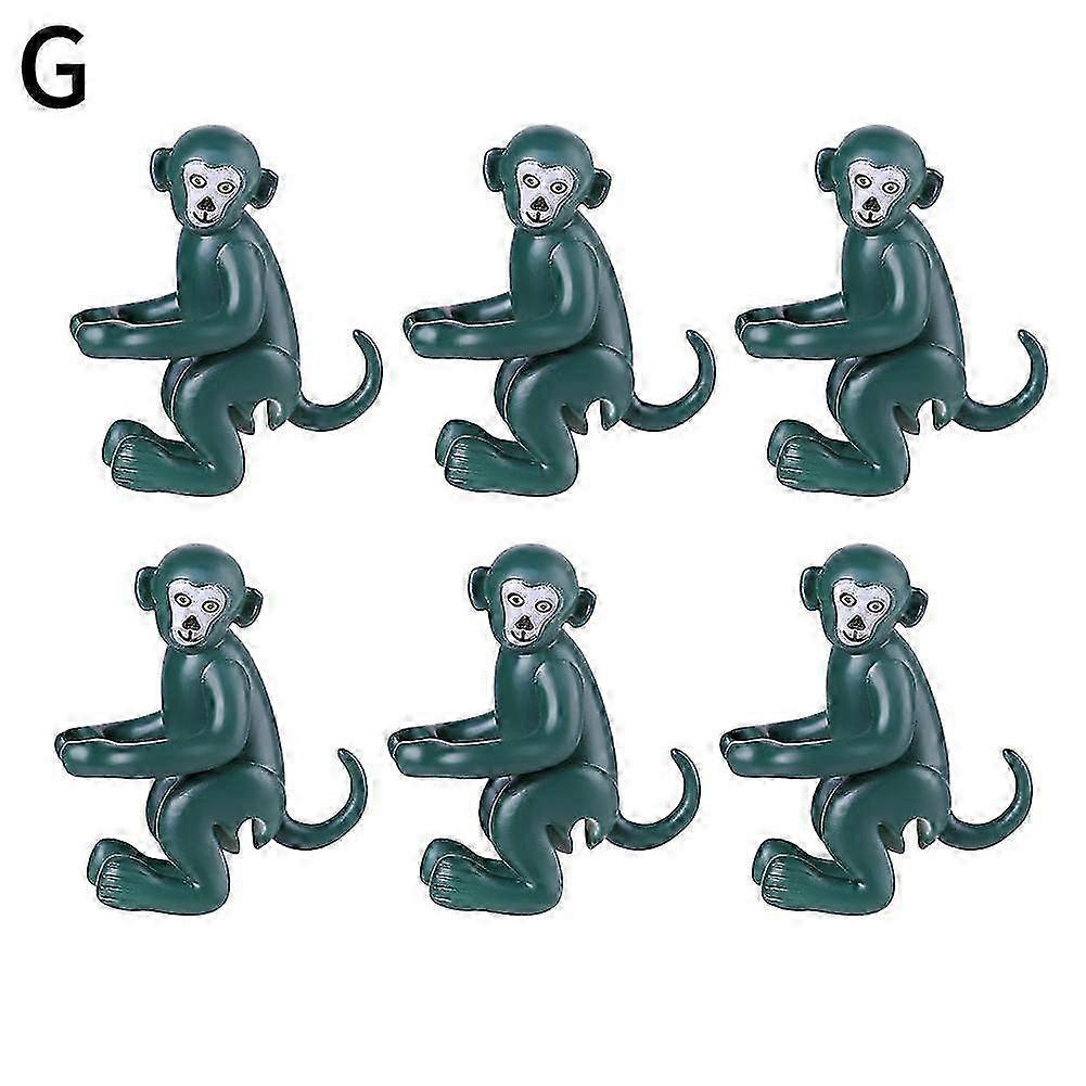 1/2/6PCS Monkey Shape Plant Holder 2025