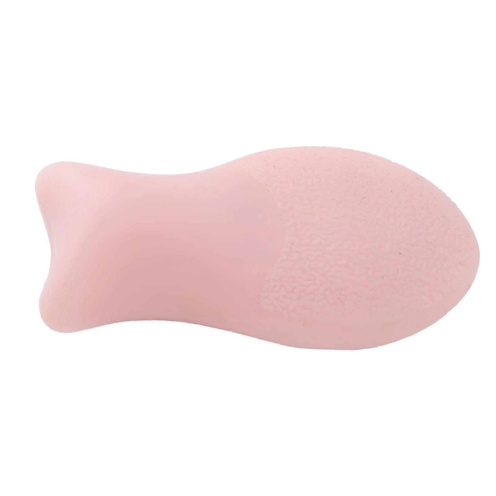 Pink Silicone Fish Shaped Makeup Sponge Blender for Liquid Foundation