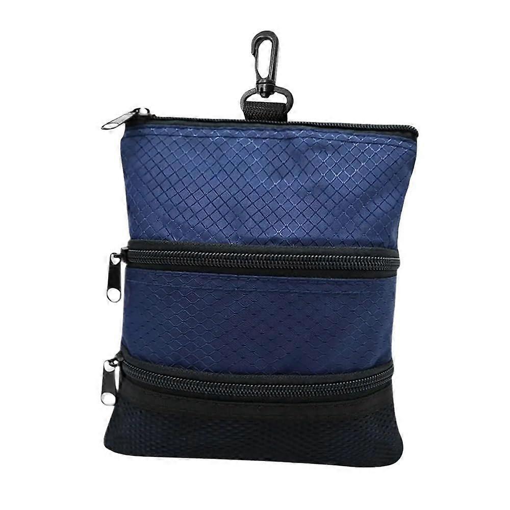 Golf Accessory Bag MultiPurpose Golf Cart Storage Bag For Practice And Competition Compact Golf Seat Bag Blue