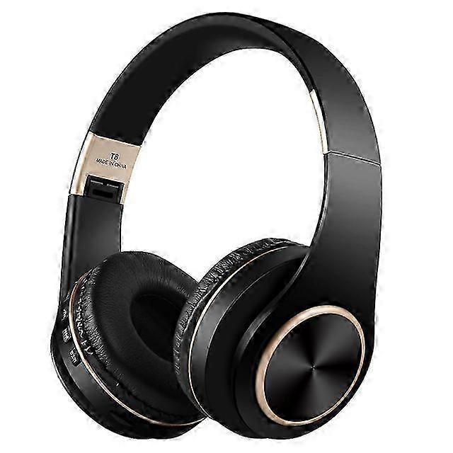 MP3 Player, T8, Noise Cancelling Foldable Bluetooth Headphones with Audio Cable