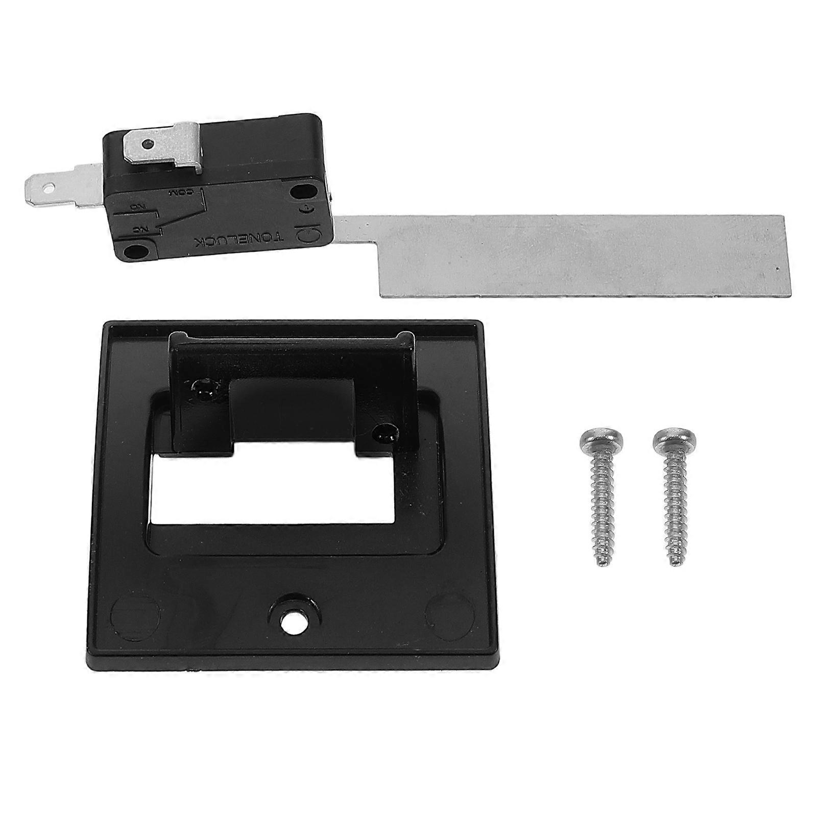 Furnace Pressure Switch Kit for Rv Maintenance 1 Set with Bracket Flame-Retardant Material Black for Safety Protection