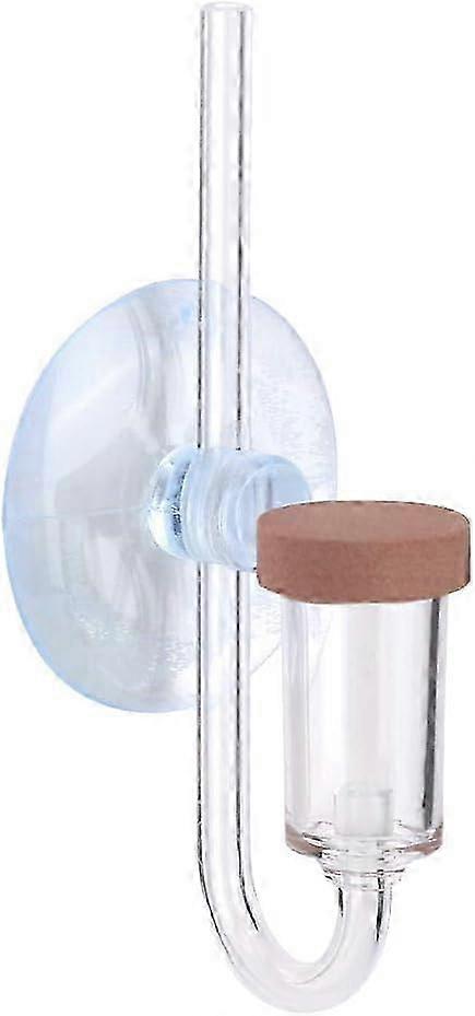 CO2 Diffuser, Clear Acrylic for Aquarium Plants Grass Water (M)