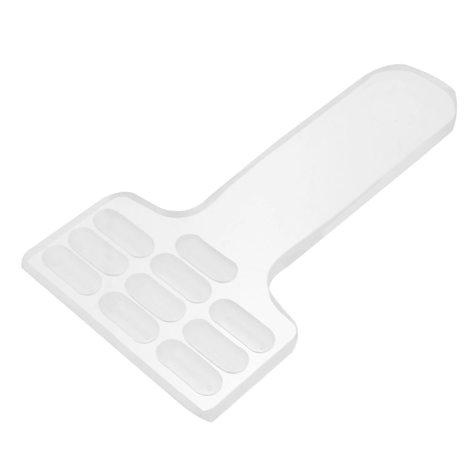 Capsule Counter Tray Acrylic Pill Counting Tray with Handle 10 Count