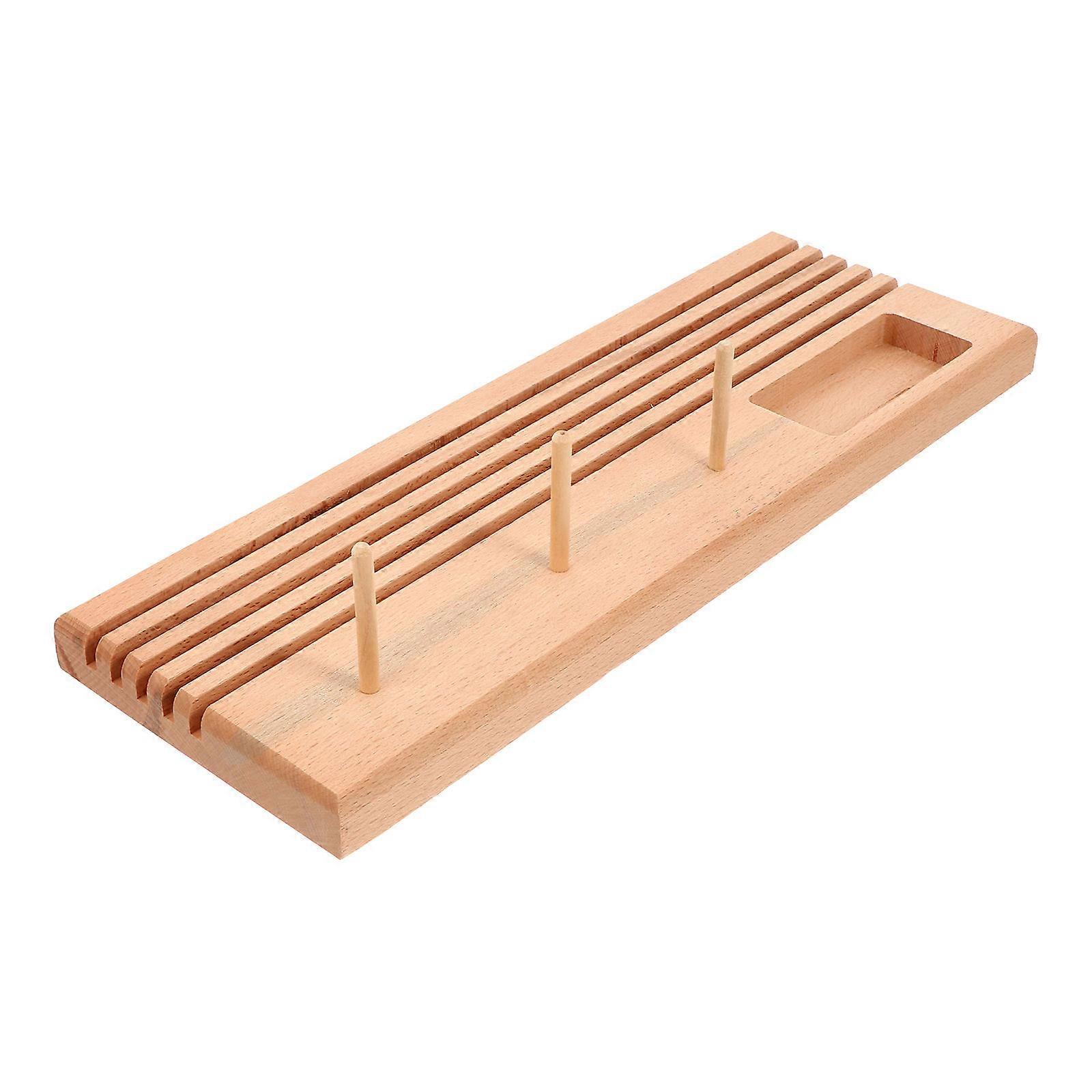 Thread Rack Wooden Sewing Holder for Storage Premium Organizer
