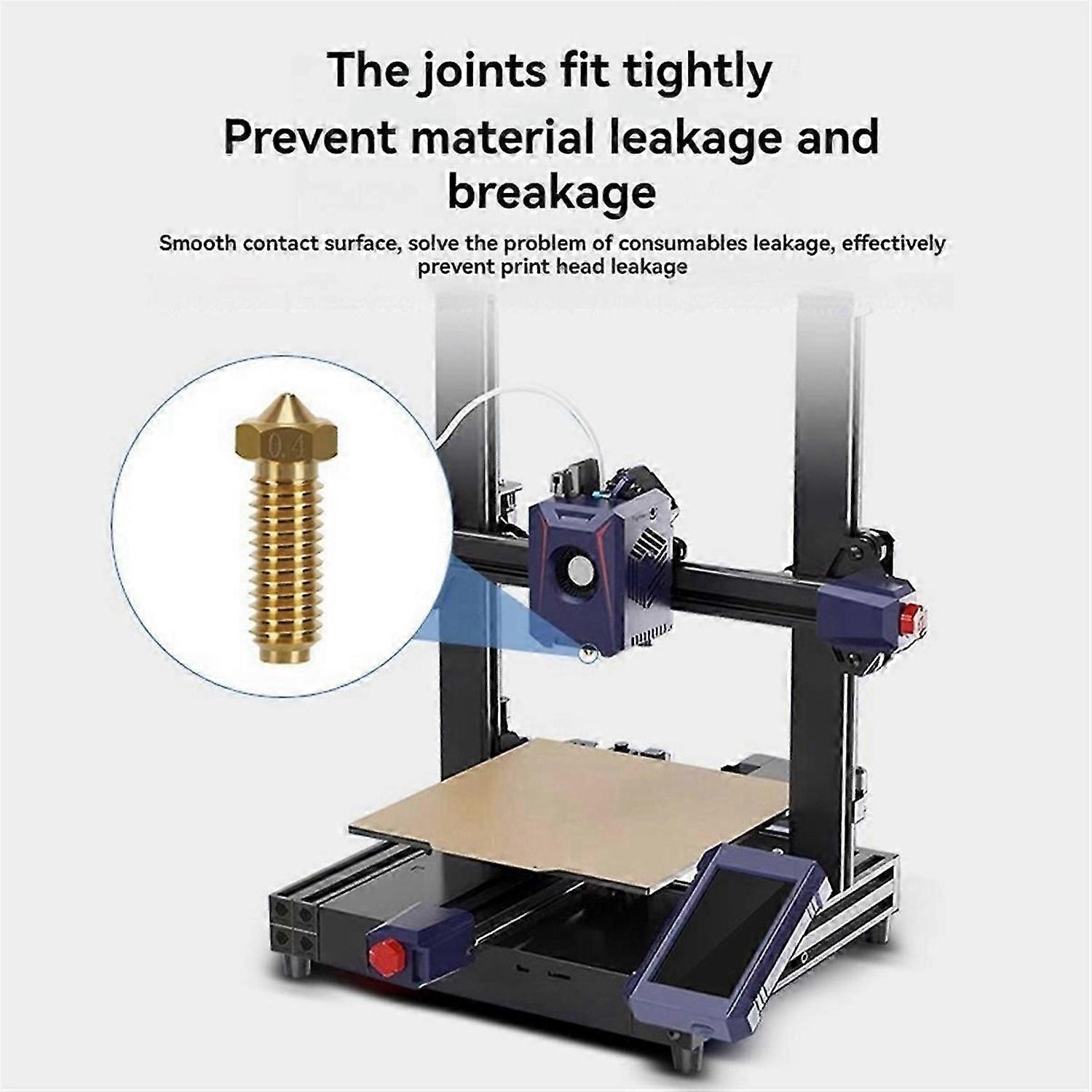 5pcs 3D Printer Brass High-Speed Nozzle