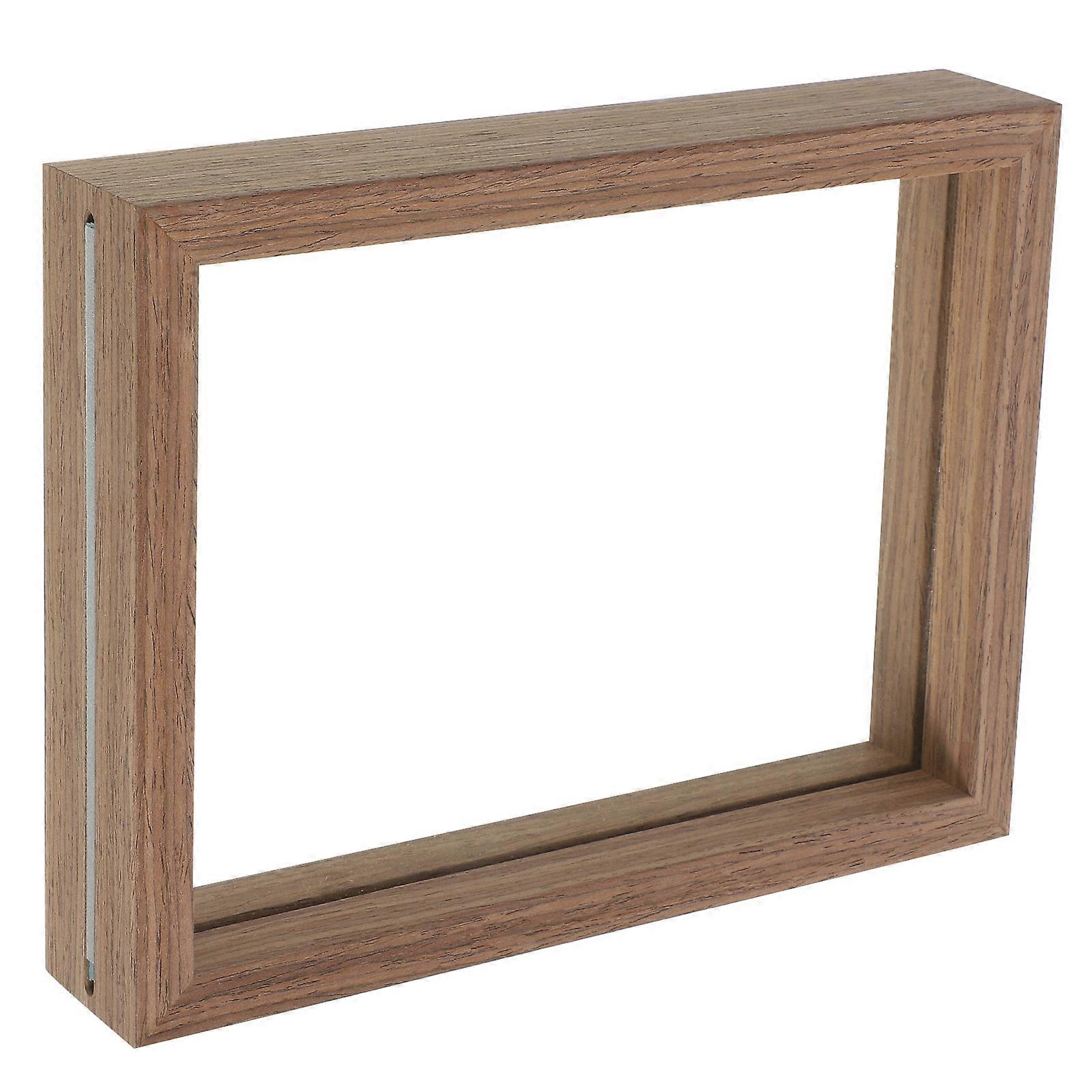 Pressed Flower Frames Glass Double Picture Frame for Decor 3Pcs