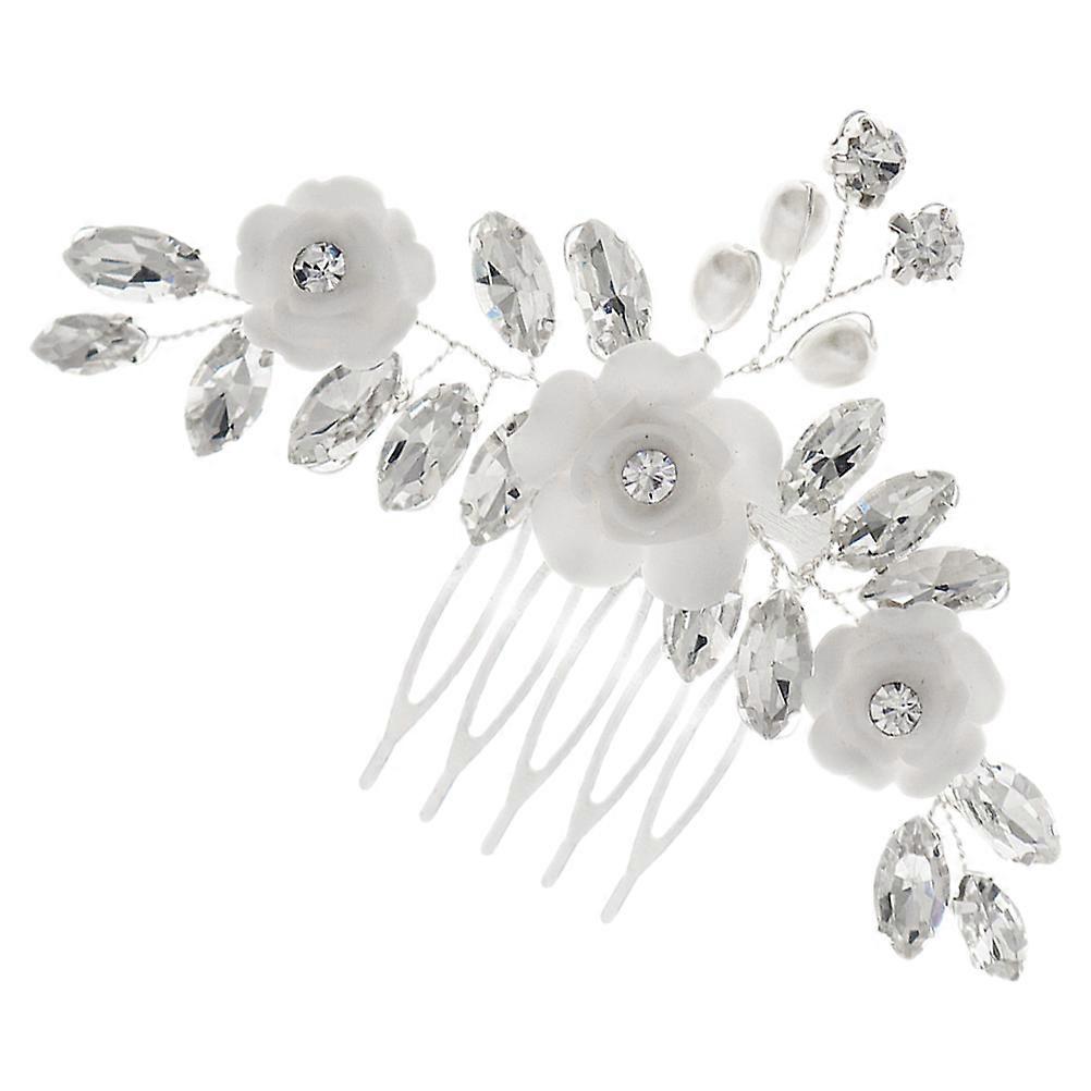 Decorative Hair Comb Water Crystal Hair Comb Wedding Bridal Use