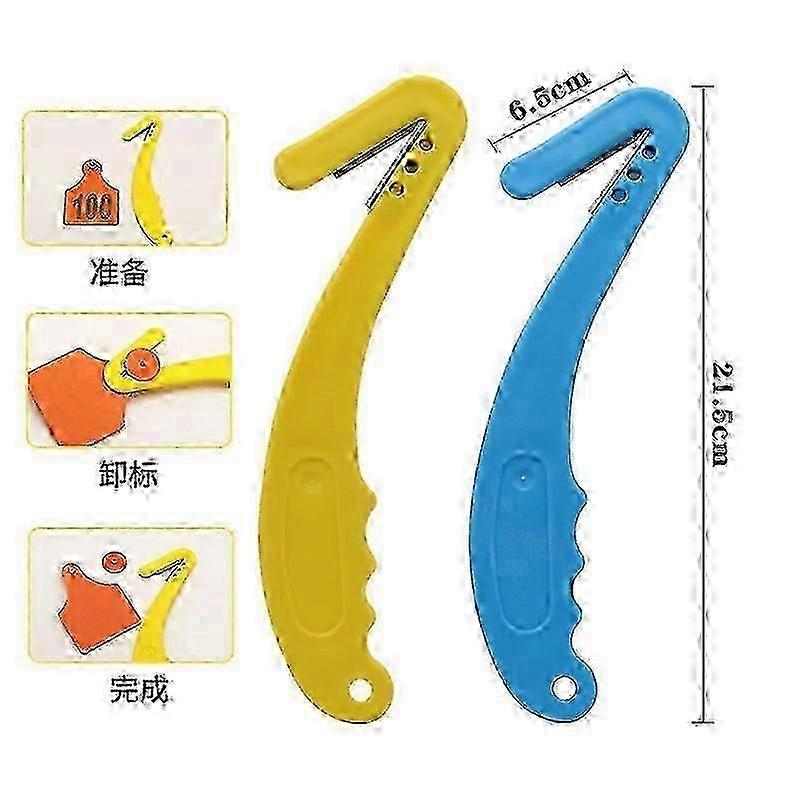 Livestock Ear Tag Remover Tool for Cattle Goat Sheep Pig - Easy Ear Tag Cutter & Removal