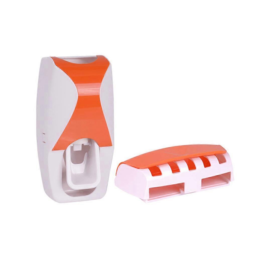 Automatic Toothpaste Dispenser Waterproof Toothbrush Holder Accessories
